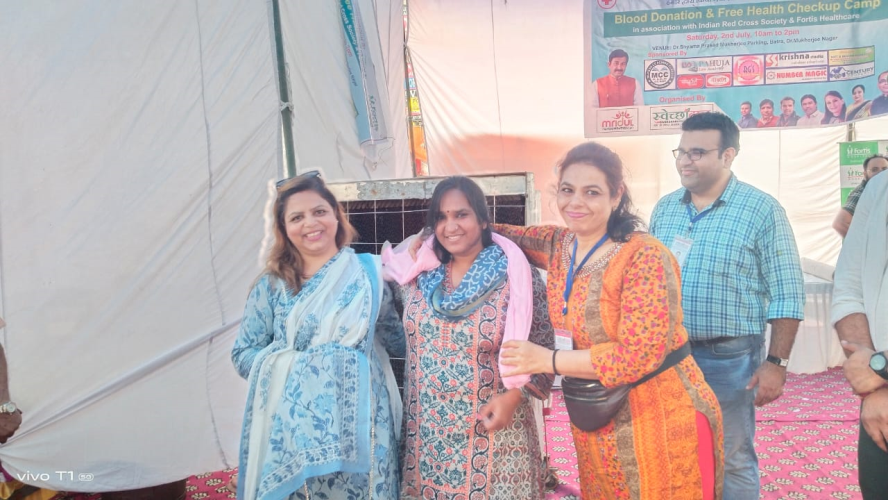 Health and Blood Donation Camp